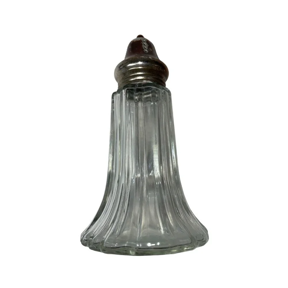 Vintage Leonard Crystal Silver Plate Salt/Pepper Shaker (Set) - Picture 12 of 12